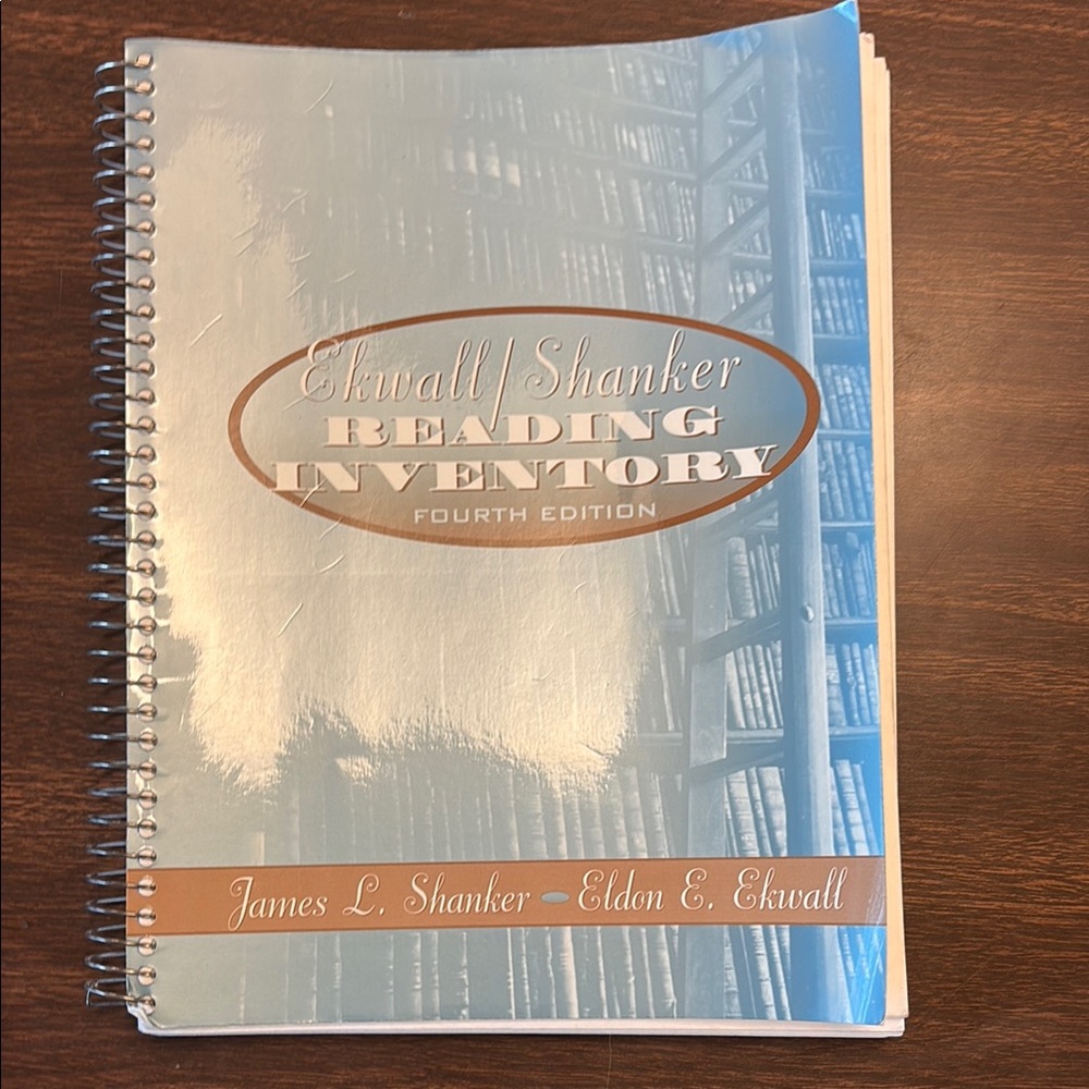 Reading Inventory - Fourth Edition - Blue